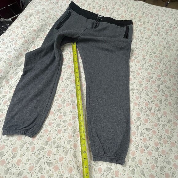Old Navy Men's L Zipper Pocket Jogger Pants Gray w Black Trim - Picture 2 of 15